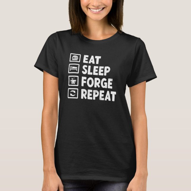 Blacksmith Life Metal Working Blacksmith Lifes T-Shirt (Vorderseite)