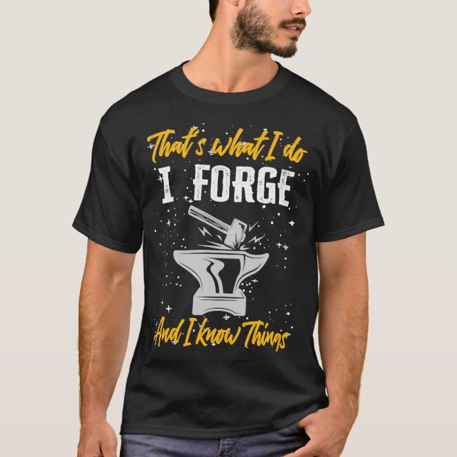 BLACKSMITH METAL WORKER BLADESMITH T-Shirt (Vorderseite)