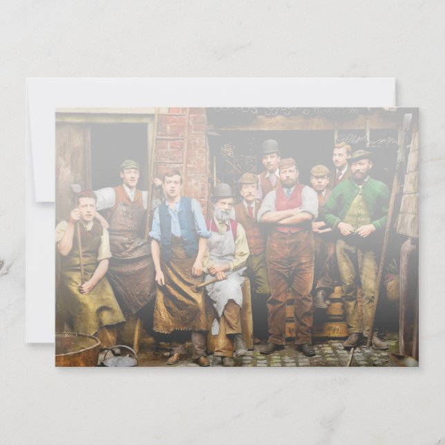 Blacksmith - The Ironmongers of Maidenhead 1900 Ankündigung (Vorderseite)