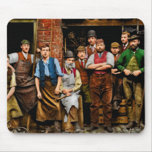 Blacksmith - The Ironmongers of Maidenhead 1900 Mousepad