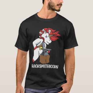 Blacksmithicorn Schmieden Niedliche Kinder Schmied T-Shirt