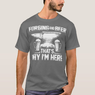 Blacksmithing Gift Idea Blacksmith Anvil Forging T T-Shirt