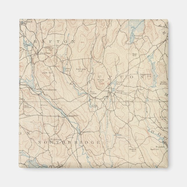 Blackstone, Massachusetts Magnet (Vorne)