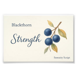 Blackthorn — Strength Fotodruck