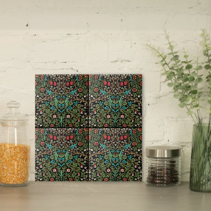 Blackthorn Wildblume Pattern William Morris Fliese