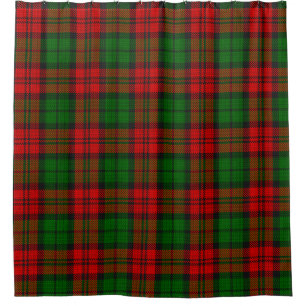 Blackwatch Campbell Tartan Red Green Kariert Duschvorhang