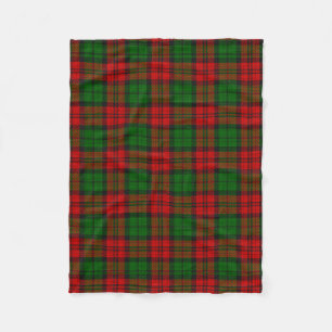 Blackwatch Campbell Tartan Red Green Kariert Fleecedecke