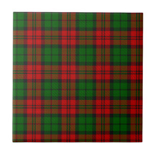 Blackwatch Campbell Tartan Red Green Kariert Fliese