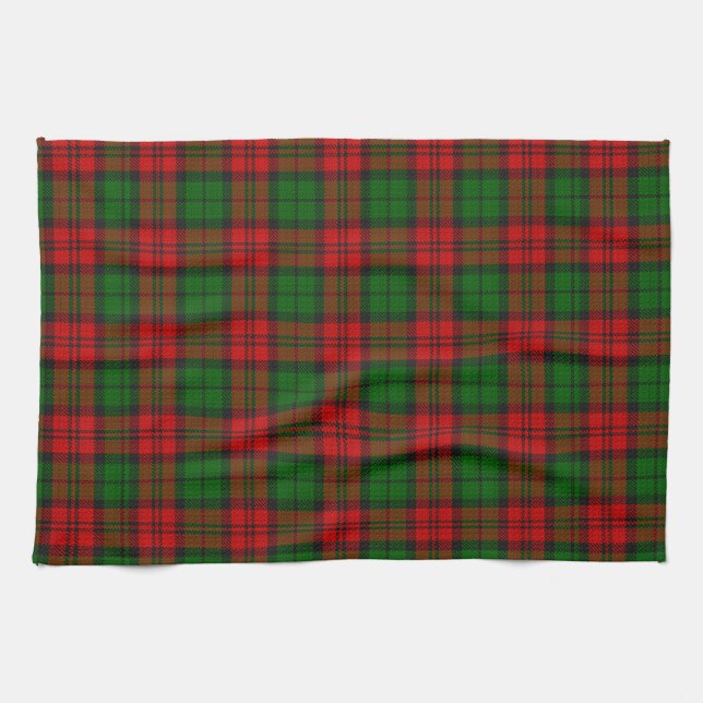 Blackwatch Campbell Tartan Red Green Kariert Geschirrtuch (Horizontal)