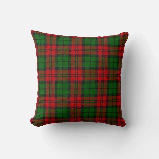 Blackwatch Campbell Tartan Red Green Kariert Kissen (Vorderseite)