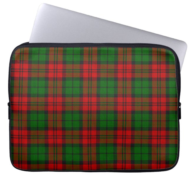 Blackwatch Campbell Tartan Red Green Kariert Laptopschutzhülle (Vorderseite)