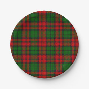 Blackwatch Campbell Tartan Red Green Kariert Pappteller
