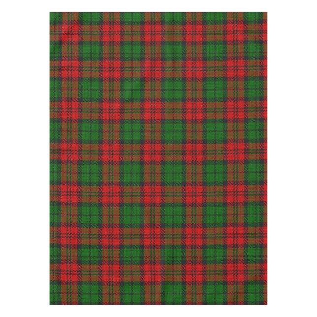 Blackwatch Campbell Tartan Red Green Kariert Tischdecke (Vorderseite)