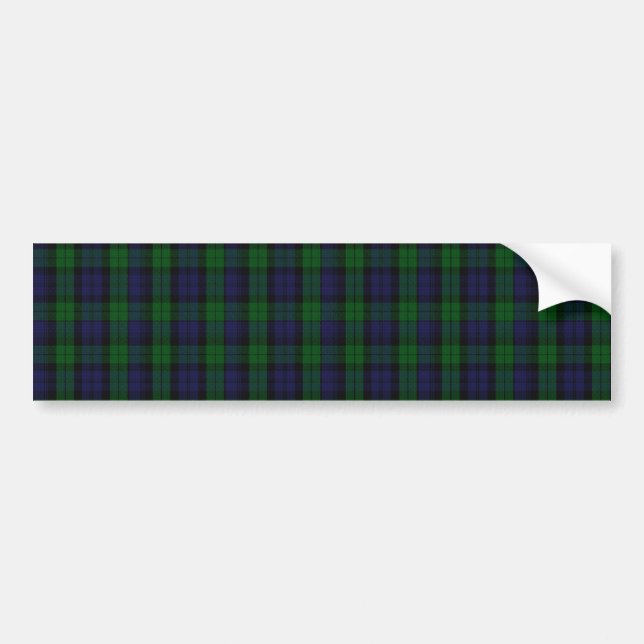 Blackwatch Tartan Autoaufkleber (Vorne)