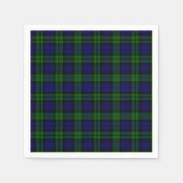 Blackwatch Tartan Campbell Clan Serviette