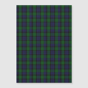 Blackwatch Tartan Magnetkarte