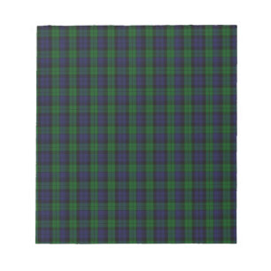 Blackwatch Tartan Notizblock