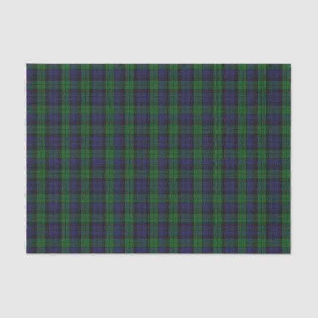 Blackwatch Tartan Seidenpapier (Vorderseite)