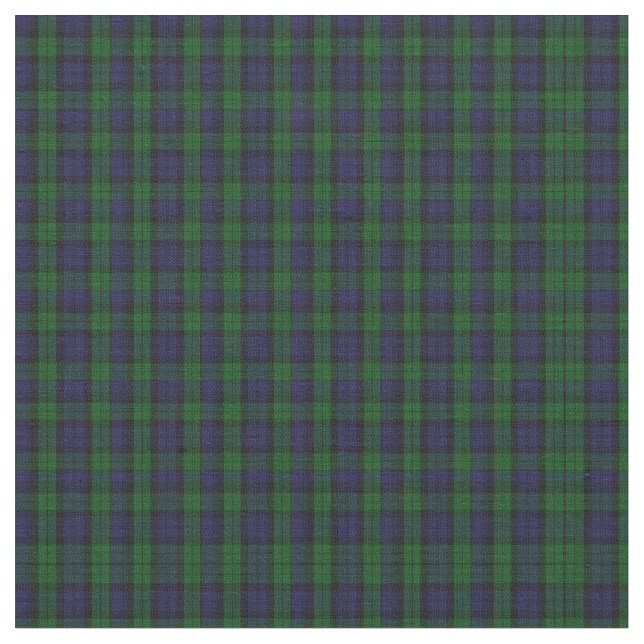 Blackwatch Tartan Stoff (Nahaufnahme)