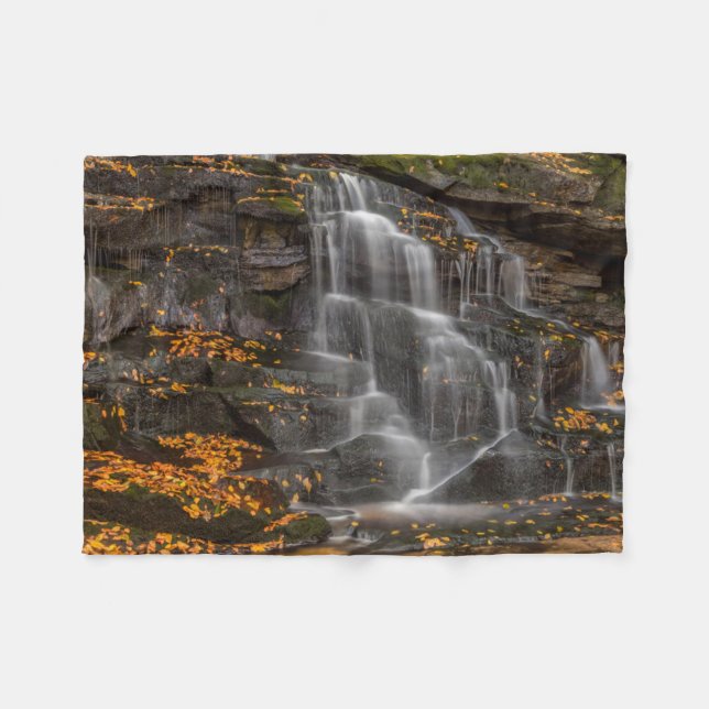 Blackwater Falls Staat Park Fleecedecke (Vorderseite (Horizontal))