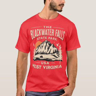 Blackwater Falls Staat Park/Garten: T-Shirt