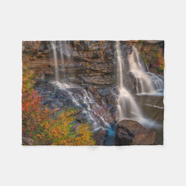 Blackwater Falls Staat Park | West Virginia Fleecedecke (Vorderseite (Horizontal))
