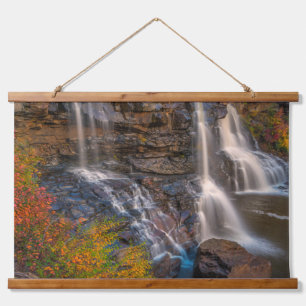 Blackwater Falls Staat Park   West Virginia Wandteppich Mit Holzrahmen