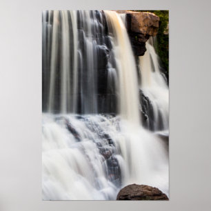 Blackwater Falls up Nah, West Virginia. Poster