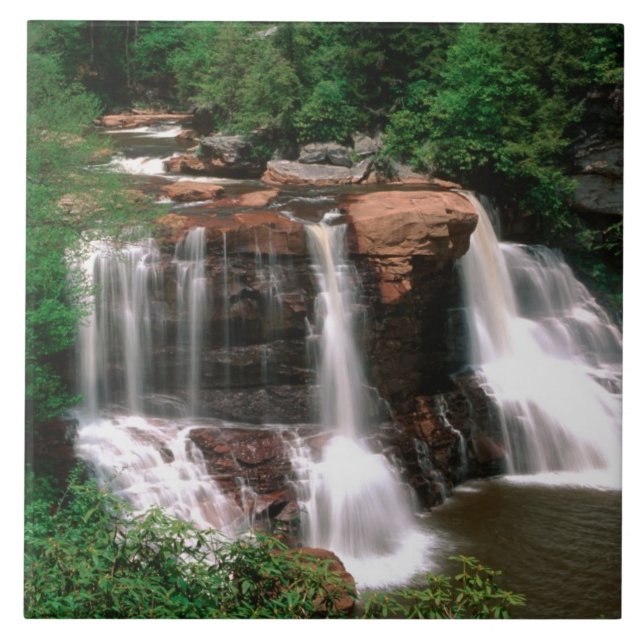 Blackwater Falls, West Virginia, landschaftlich, Fliese (Vorderseite)
