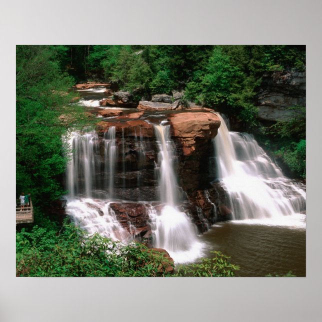 Blackwater Falls, West Virginia, landschaftlich, Poster (Vorne)