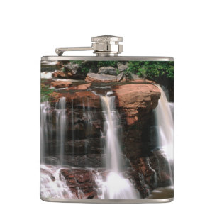 Blackwater Falls, West Virginia, landschaftlich sc Flachmann