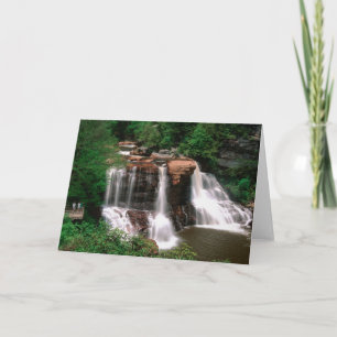 Blackwater Falls, West Virginia, landschaftlich sc Karte