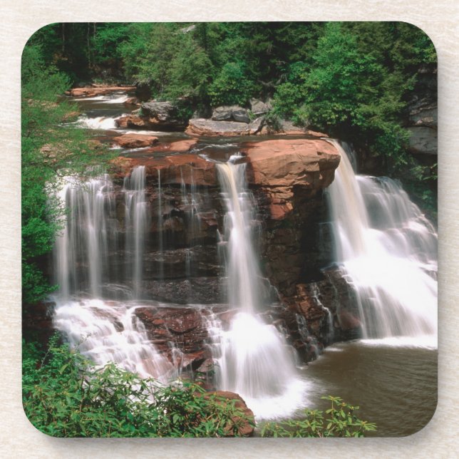 Blackwater Falls, West Virginia, landschaftlich, Untersetzer (Vorderseite)