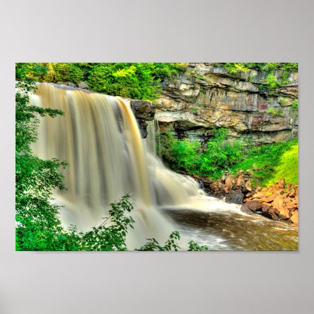 Blackwater Falls, West Virginia. Poster (Vorne)
