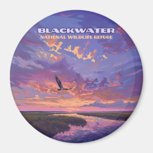 Blackwater National Wildlife Refugium Park Marylan Magnet
