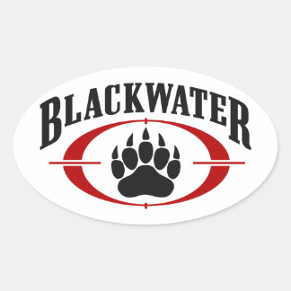 Blackwater Ovaler Aufkleber