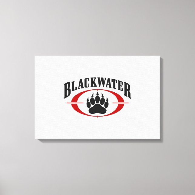 Blackwater USA Security Leinwanddruck (Vorderseite)
