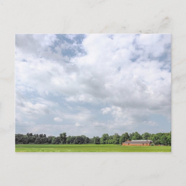 Blackweir Felder, Bute Park, Cardiff, Wales. Postkarte (Vorderseite)