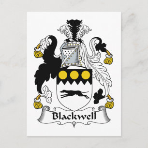 Blackwell Familienwappen Postkarte