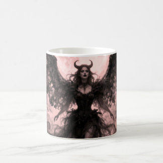 Blackwing Moon - AI Fantasy Digital Art Print Kaffeetasse