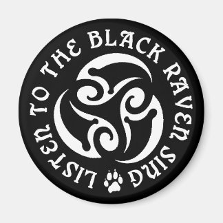 Blackwolf Majik - Raven Goddess Sing Magnet