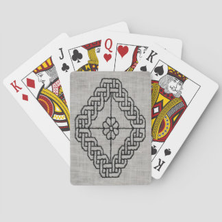 Blackwork embroidery playing cards spielkarten