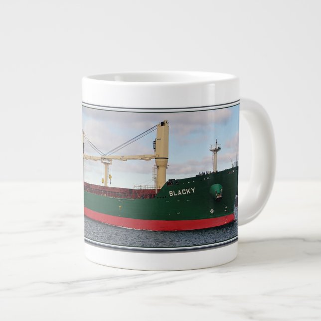 Blacky Jumbo Tasse (Vorderseite Rechts)