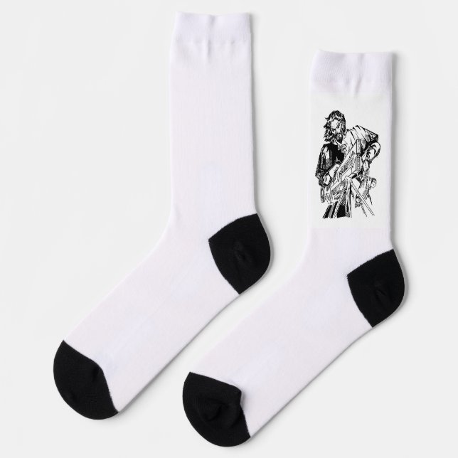 Blacky Moth Socken (Linkes Detail)