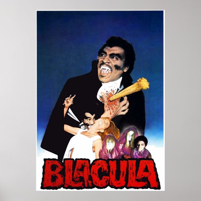 Blacula 1972 Blaxploitation Horror v6 Poster (Vorne)