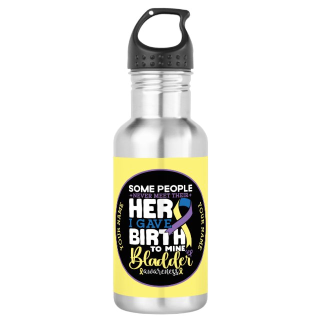 Bladder warrior Some People Never Meet Their Hero Edelstahlflasche (Vorderseite)