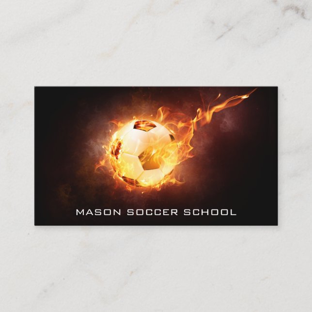 Blade Football - Fußball School Business Card Visitenkarte (Vorderseite)