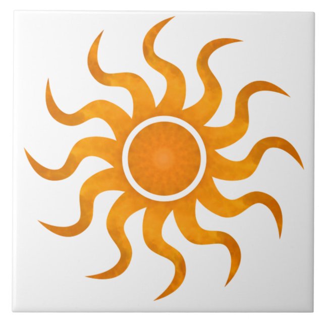 Blade Sun Anpassbare Tile - Groß Fliese (Vorderseite)