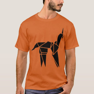 Bladerunner Origami Unicorn Black T-Shirt