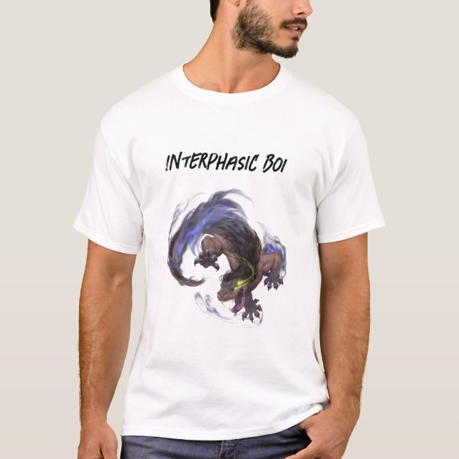 Blades of Janus Black Shuck Interphasic Boi TShirt (Vorderseite)